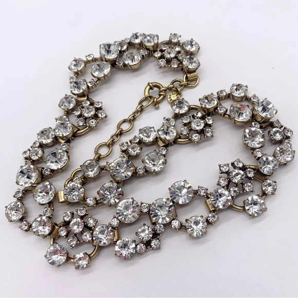 J. Crew Jeweled Link Necklace - Picture 2 of 4